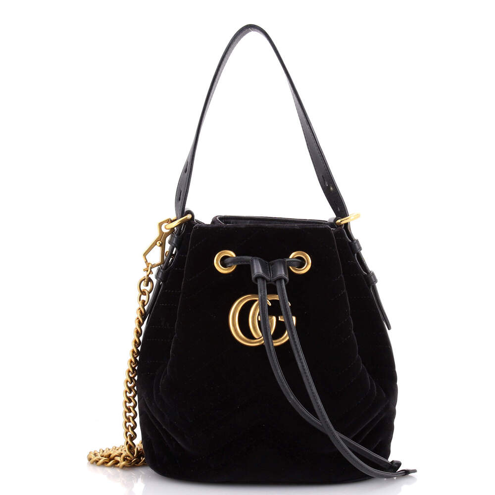 Gucci Gg Marmont Bucket Bag Matelasse #268931G88B
